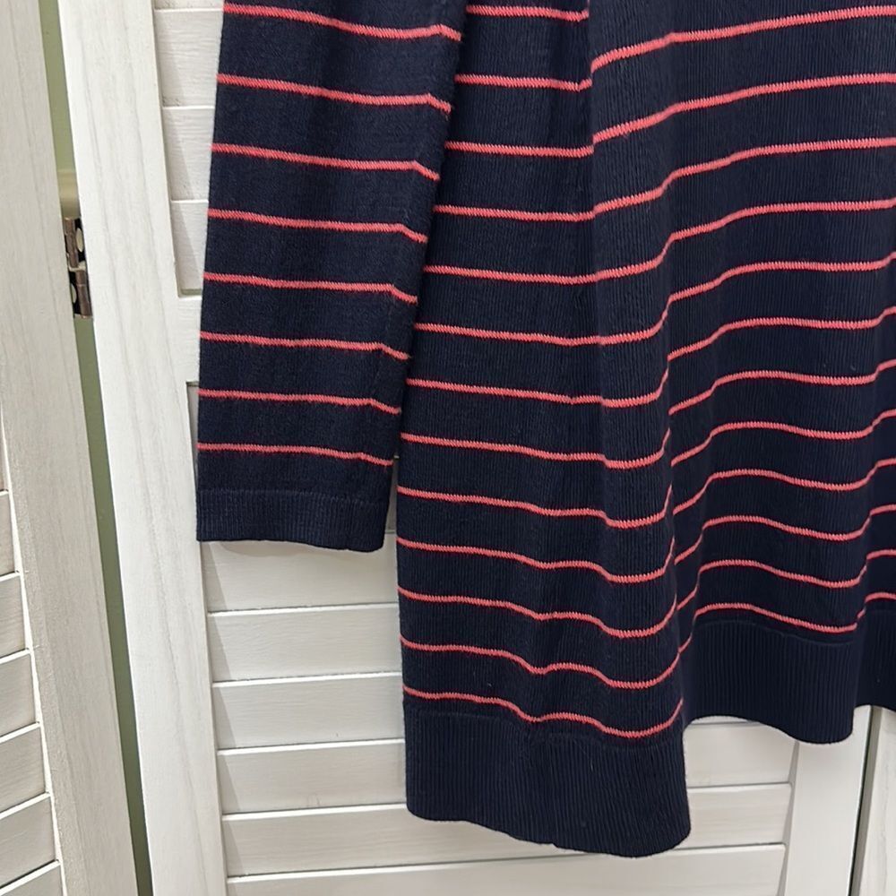 Talbots Cardigan Medium Longline Open Front Like New - Picture 11 of 14